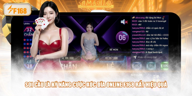 Soi cầu là kỹ năng cược Xóc Đĩa online F168 rất hiệu quả